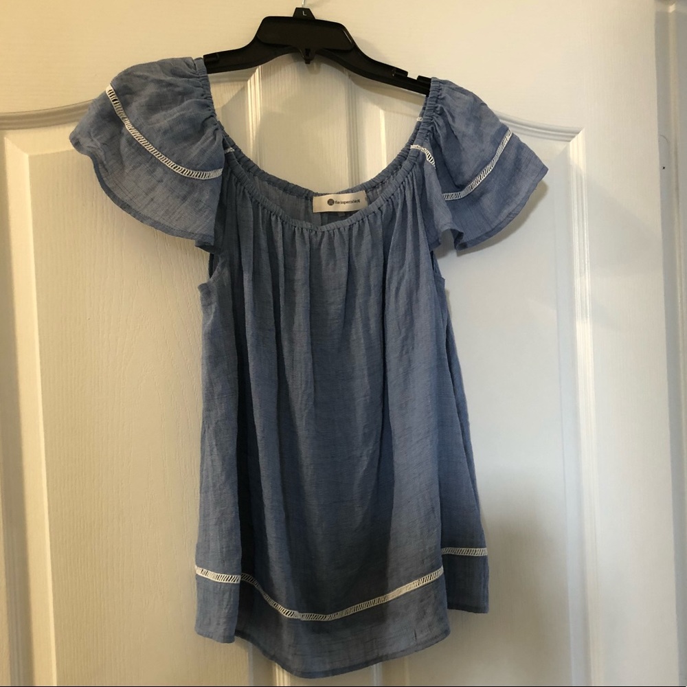 {Impeccable Pig} Off the shoulder blouse